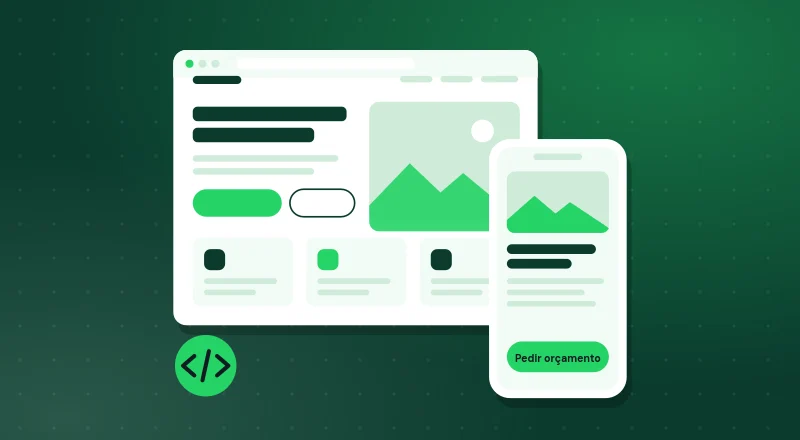 Website à medida em computador e telemóvel